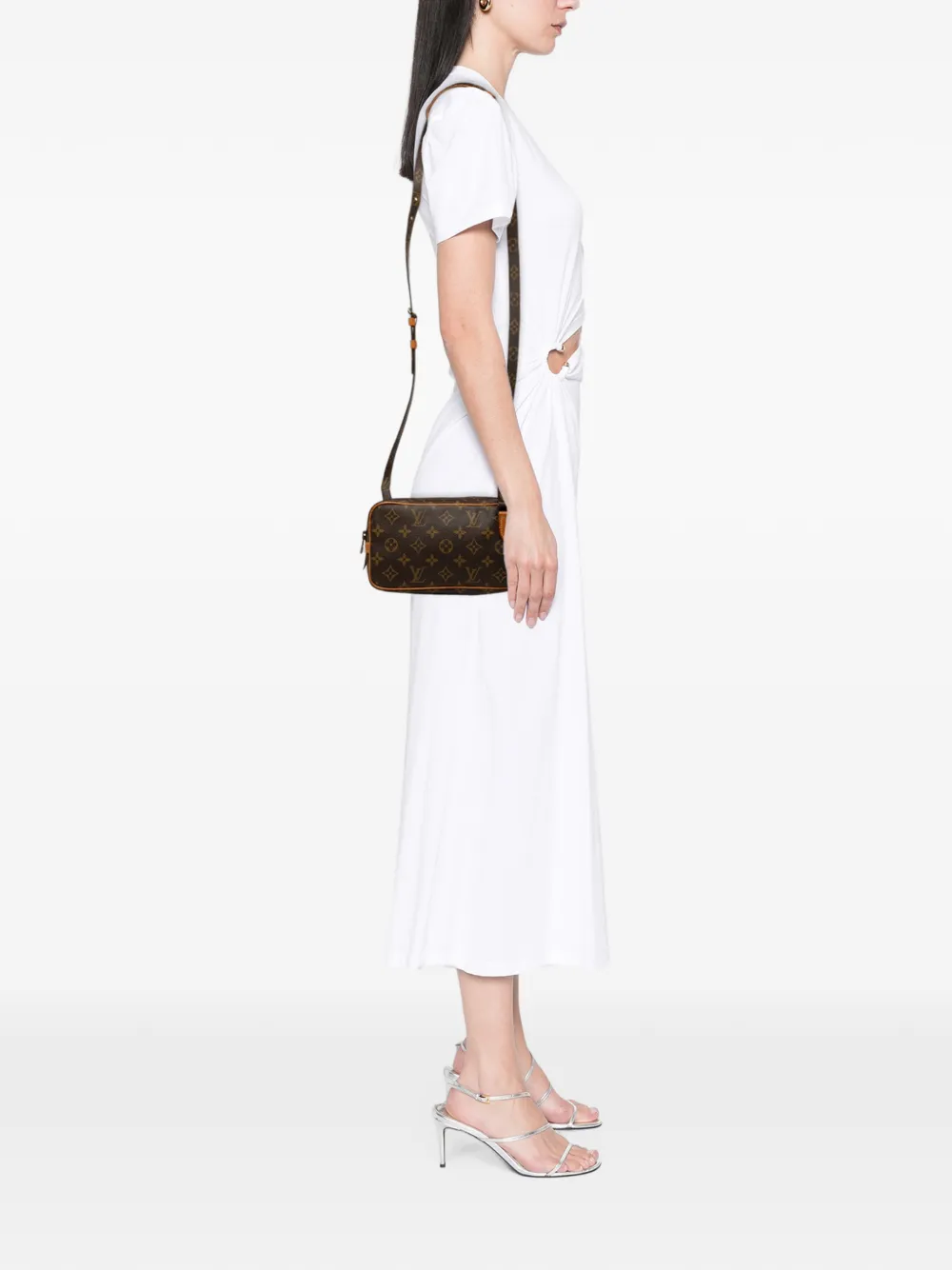 Louis Vuitton Pre-Owned 1987 Monogram Pochette Marly Bandouliere crossbody bag - Braun