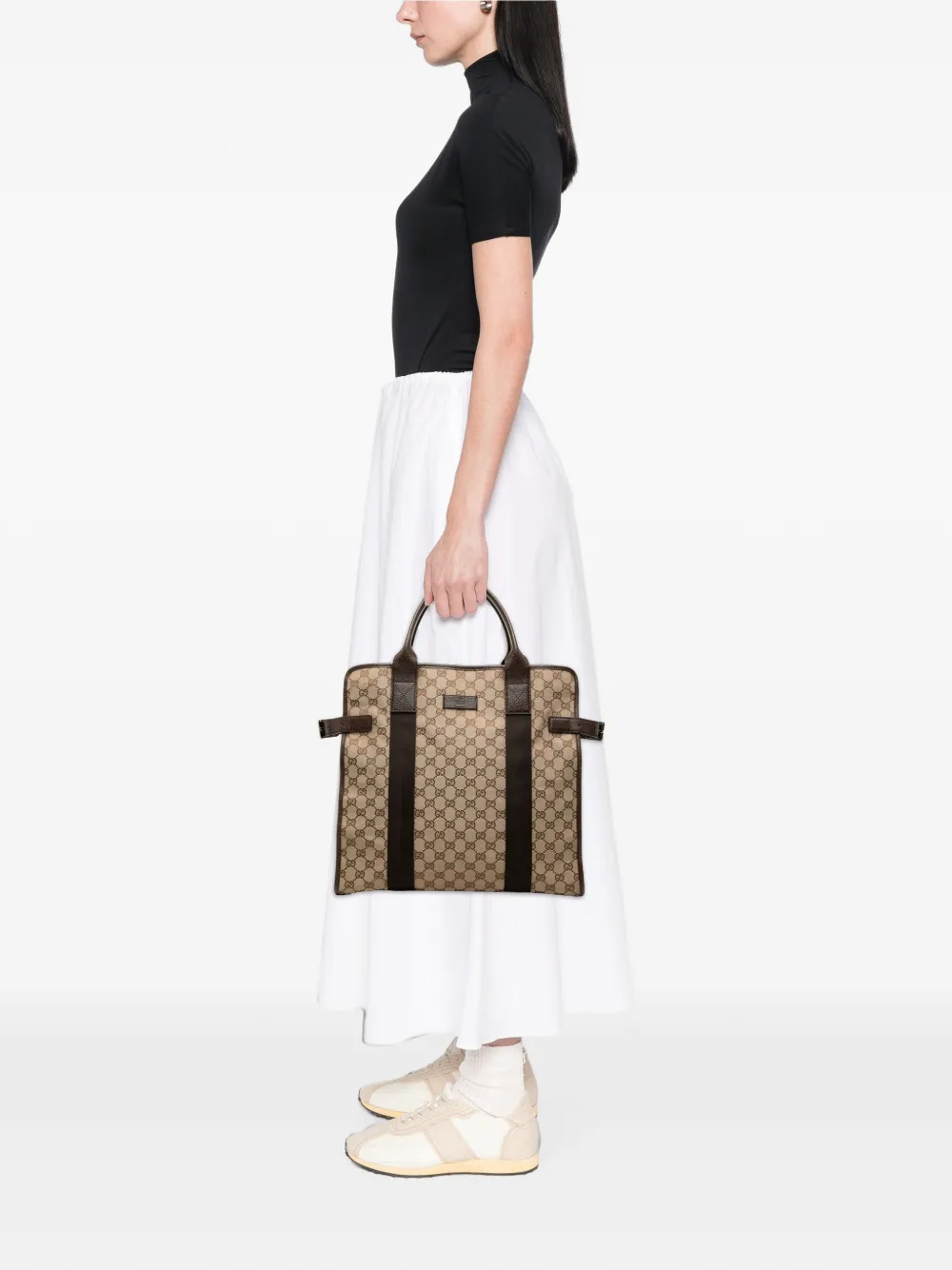 Gucci Pre-Owned 2000-2015 GG Canvas tote bag - Nude