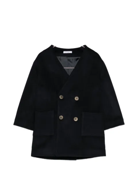 Paolo Pecora Kids double-breasted V-neck coat