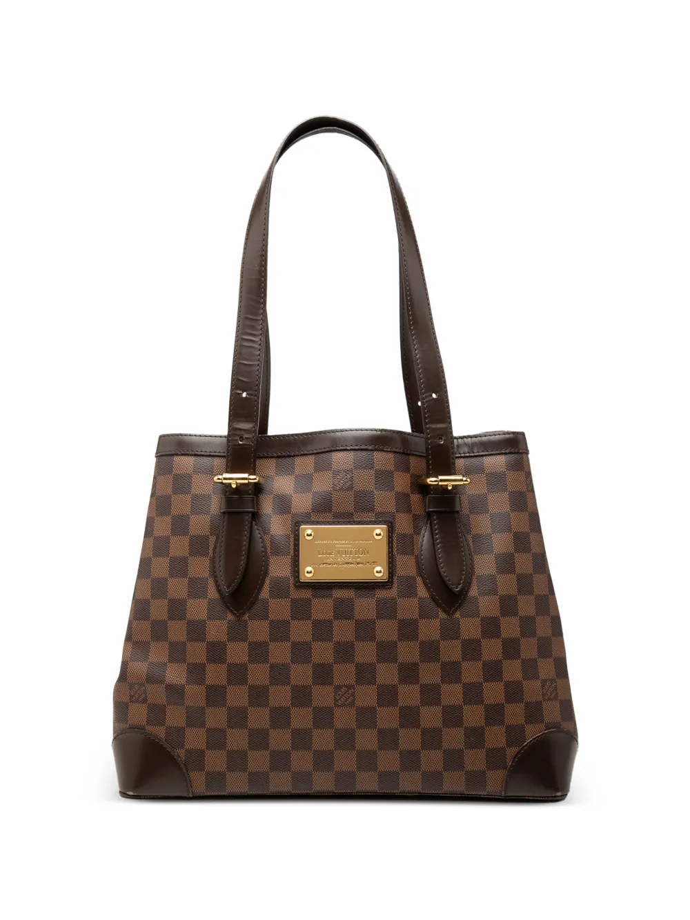 Louis Vuitton Pre-Owned 2011 Damier Ebene Hampstead MM tote bag - Brown