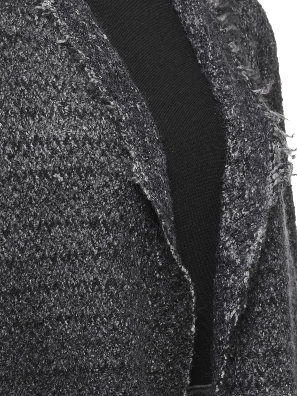 Avant Toi raw-edge cardigan Grijs