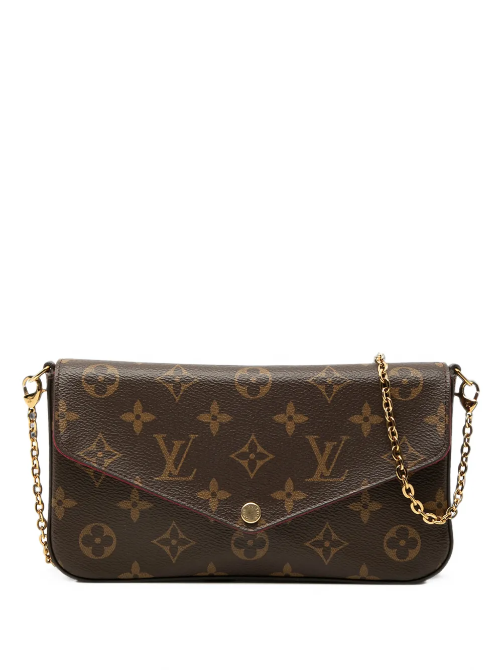 Louis Vuitton Pre-Owned 2021-2026 Monogram Pochette Felicie crossbody bag - Braun