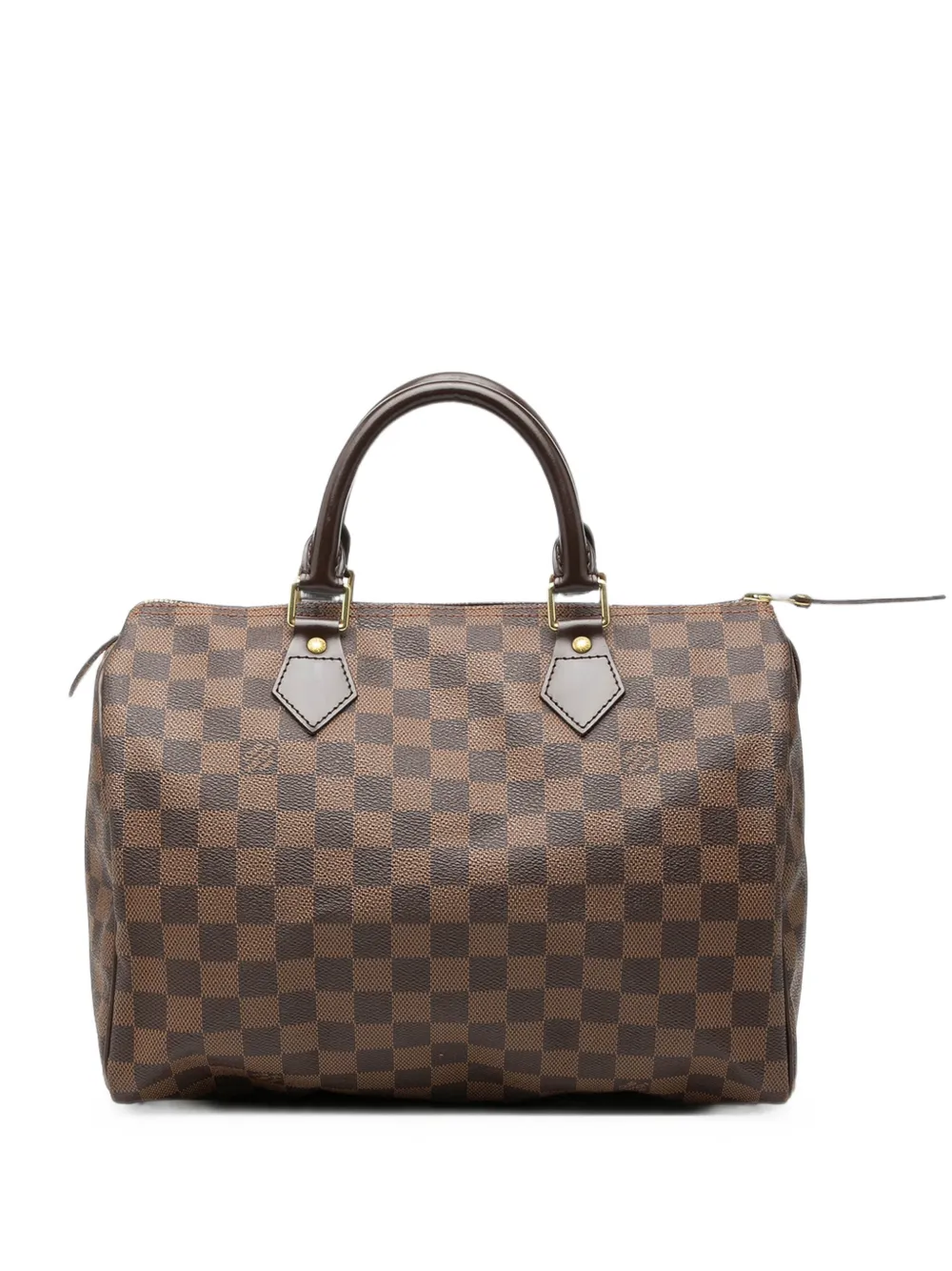 Louis Vuitton Pre-Owned 2011 Damier Ebene Speedy 30 boston bag - Marrone