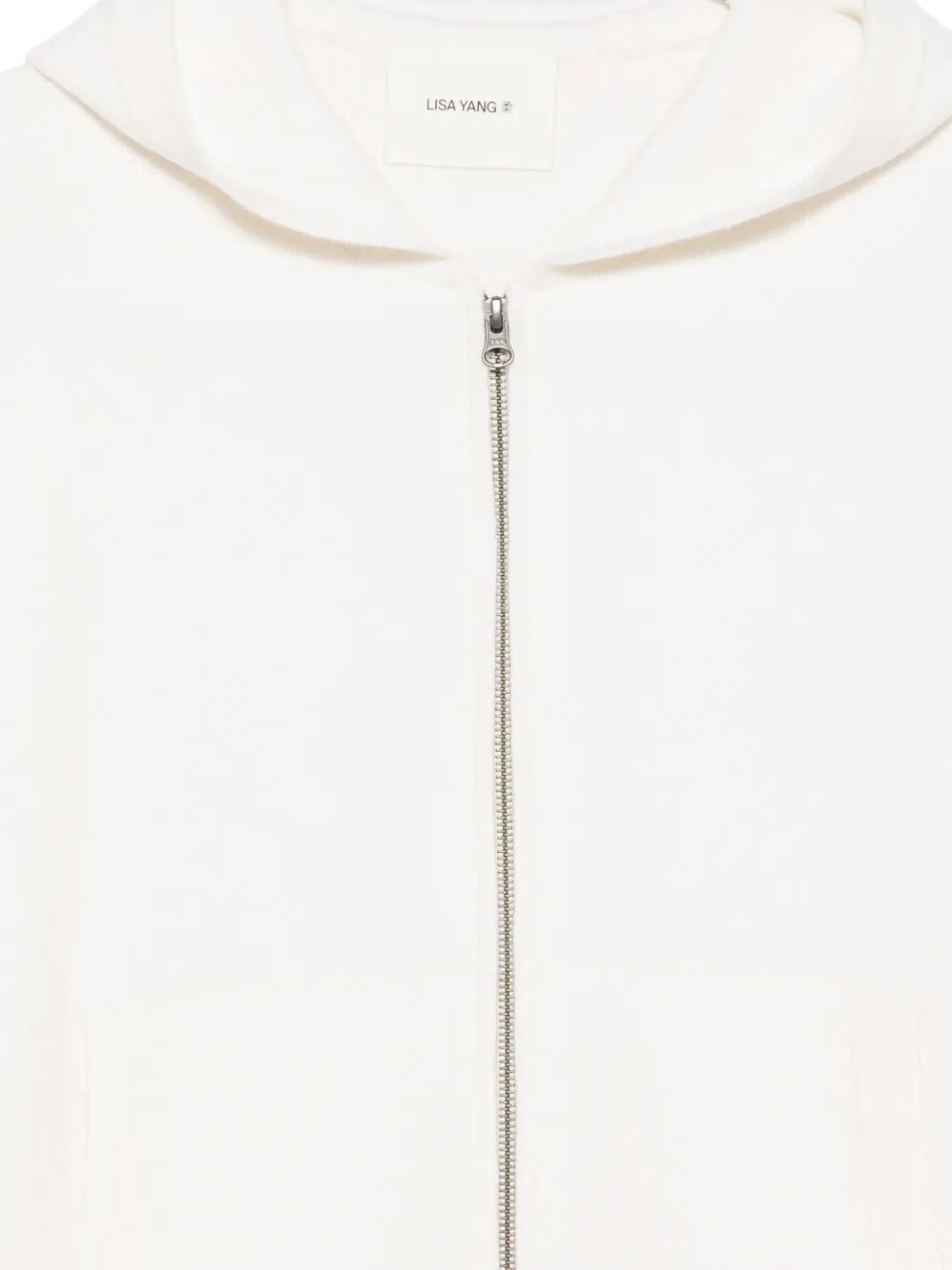 Lisa Yang Jori zip-up hoodie Beige