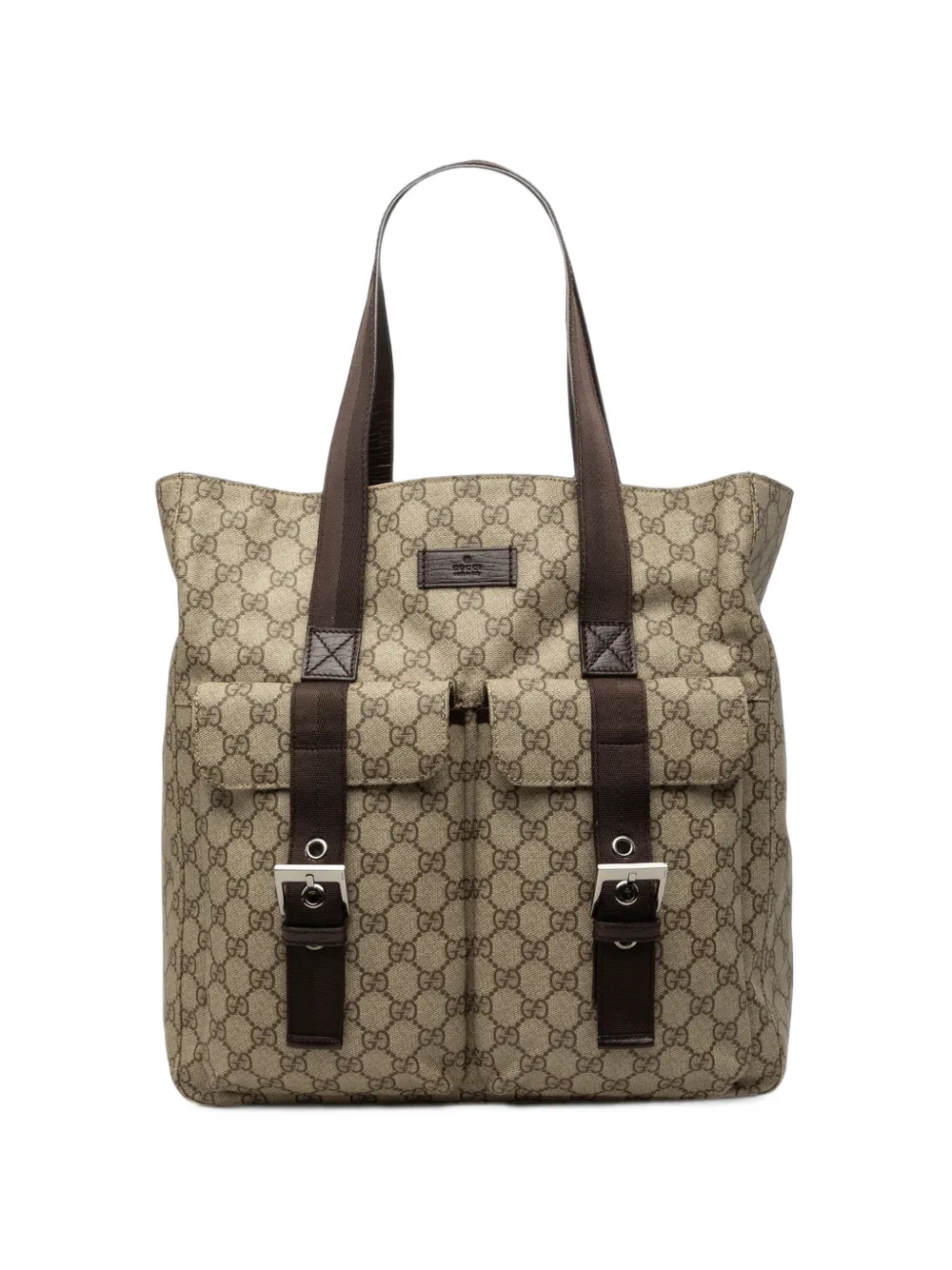 Gucci Pre-Owned Borsa tote in tessuto GG Supreme 2000-2015 - Toni neutri