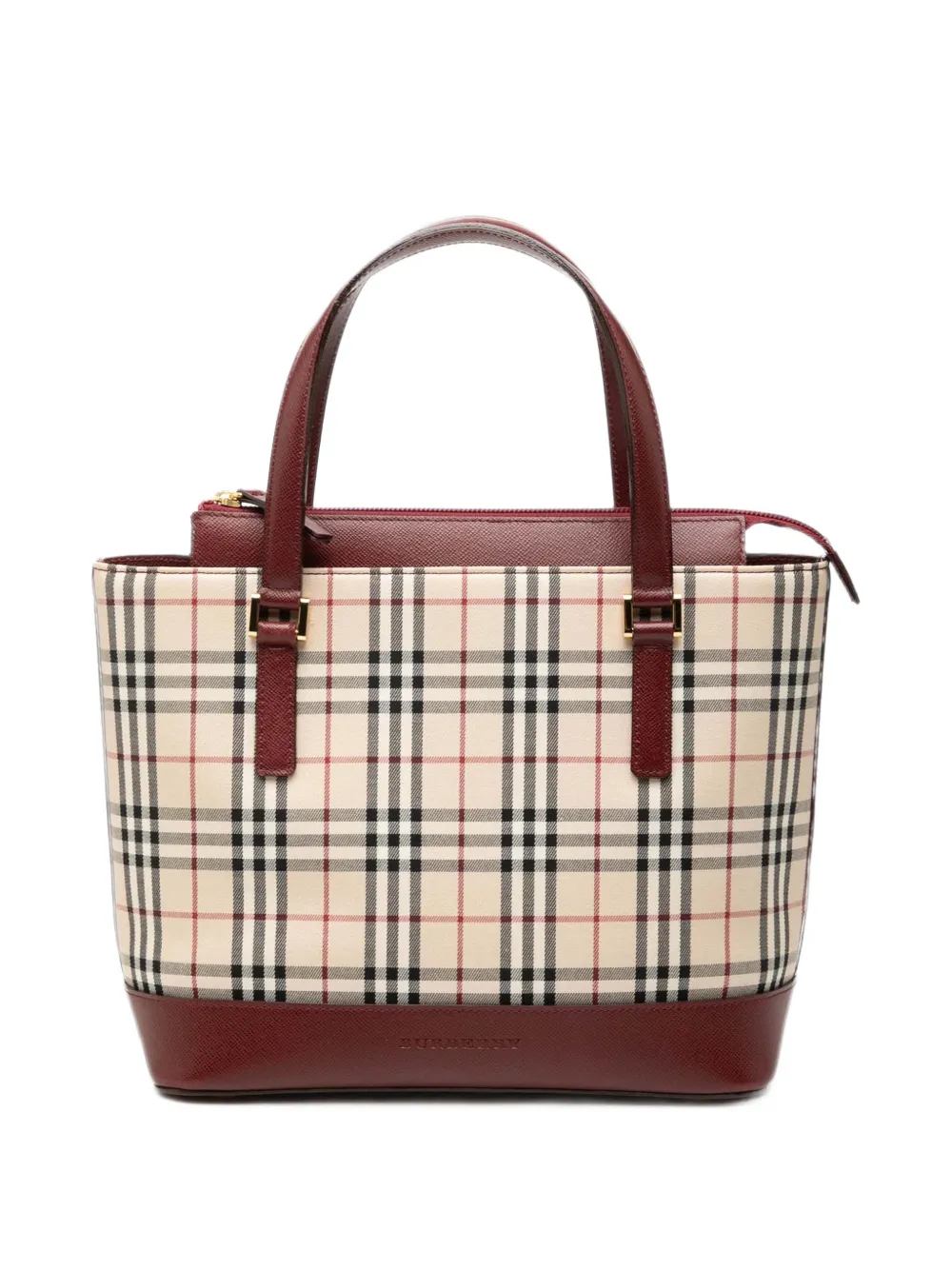 Burberry Pre-Owned 2000-2017 House Check Canvas tote bag - Toni neutri