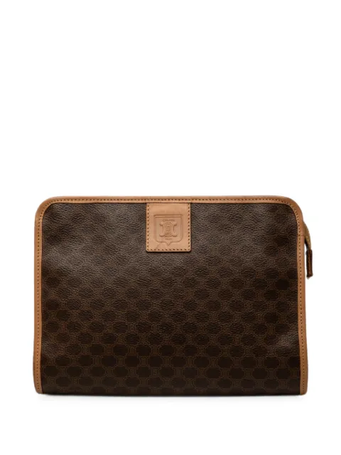 Celine Pre-Owned клатч с узором Macadam (2015 год)
