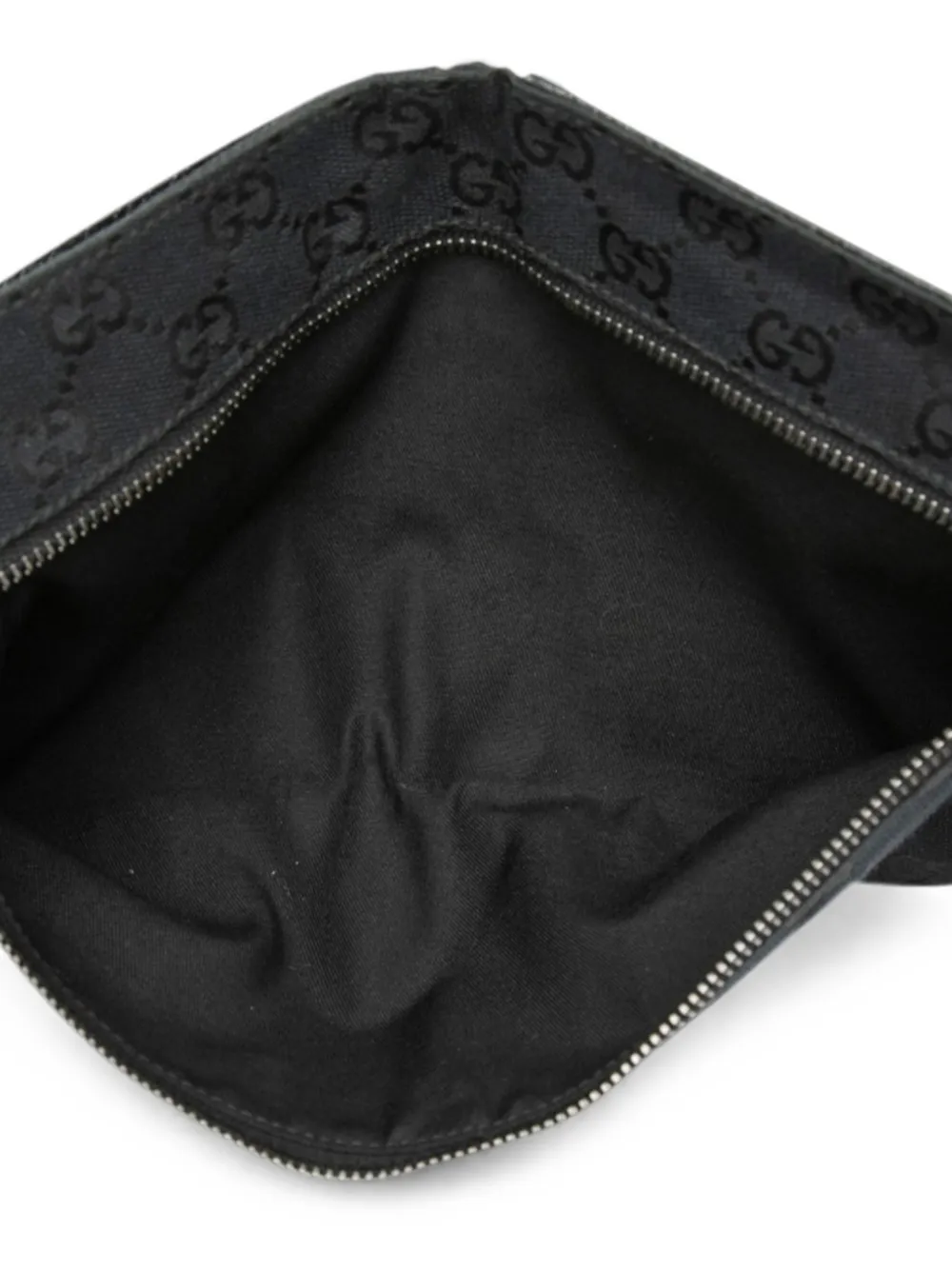 Gucci Pre-Owned 2000-2015 GG Canvas Double Pocket heuptas Zwart