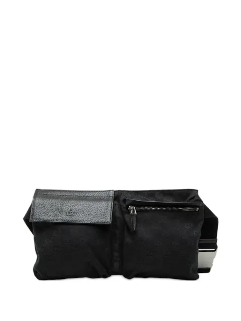 Gucci Pre-Owned sac banane Double Pocket en toile GG (2000-2015)