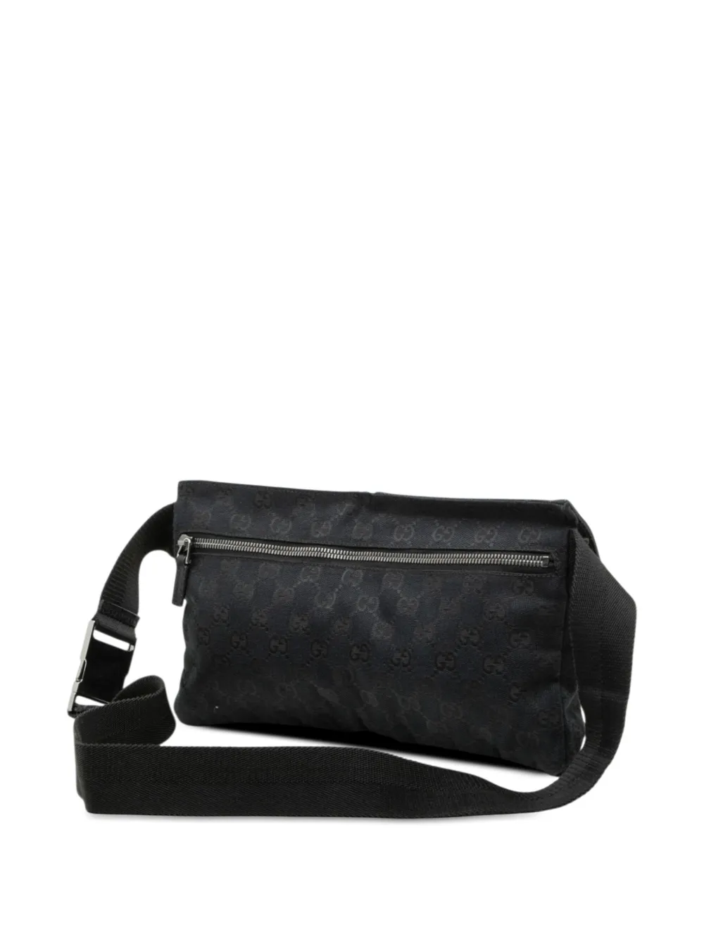 Gucci Pre-Owned 2000-2015 GG Canvas Double Pocket heuptas Zwart