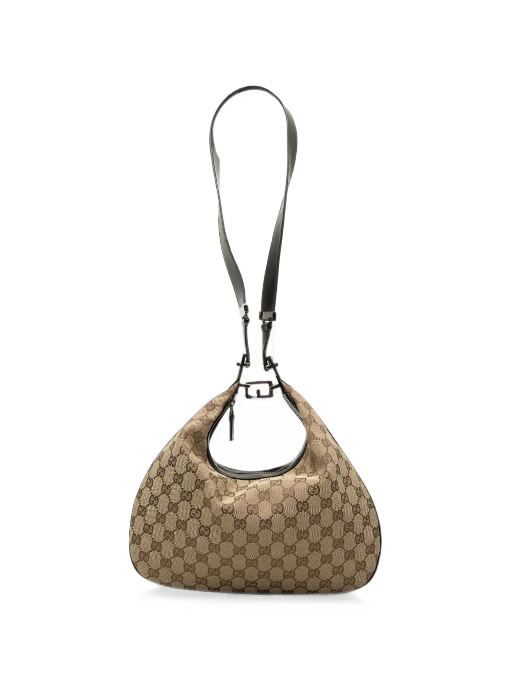 Gucci Pre-Owned 2000-2015 GG Canvas Web shoulder bag - Toni neutri