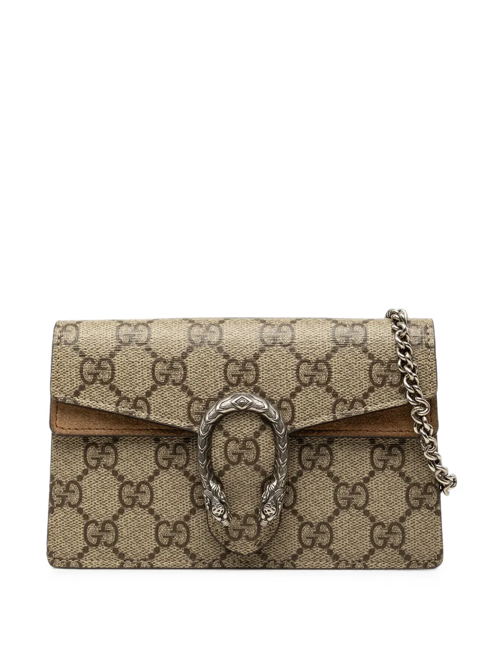 Gucci Pre-Owned 2000-2015 Mini GG Supreme Dionysus crossbody bag - Toni neutri