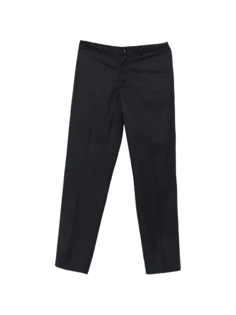 Moncler logo-patch straight-leg trousers