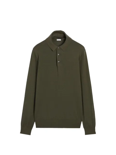 Caruso long-sleeve polo shirt