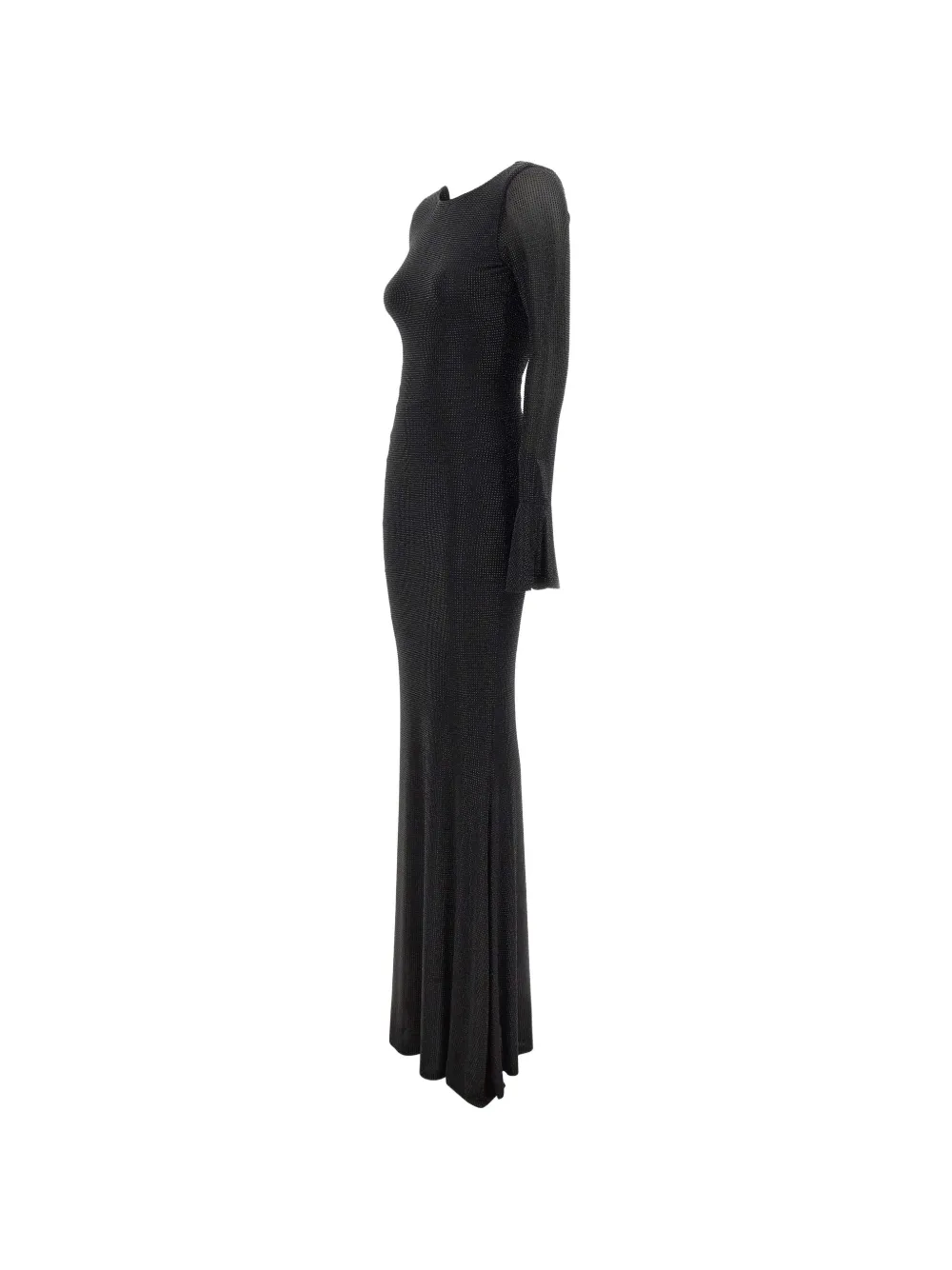 TWENTY FOURHAITCH Algedi Maxikleid mit Strass - Schwarz