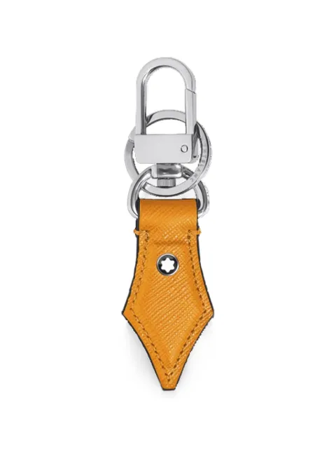 Montblanc nib-shape leather keyring