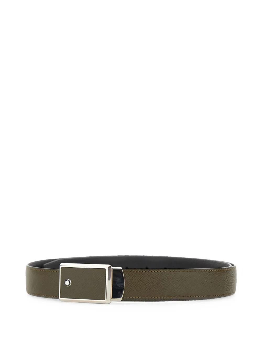 Montblanc Leren riem Groen
