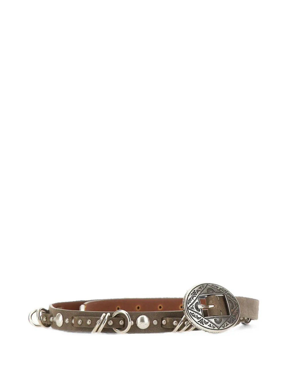 Golden Goose Riem met studs Beige