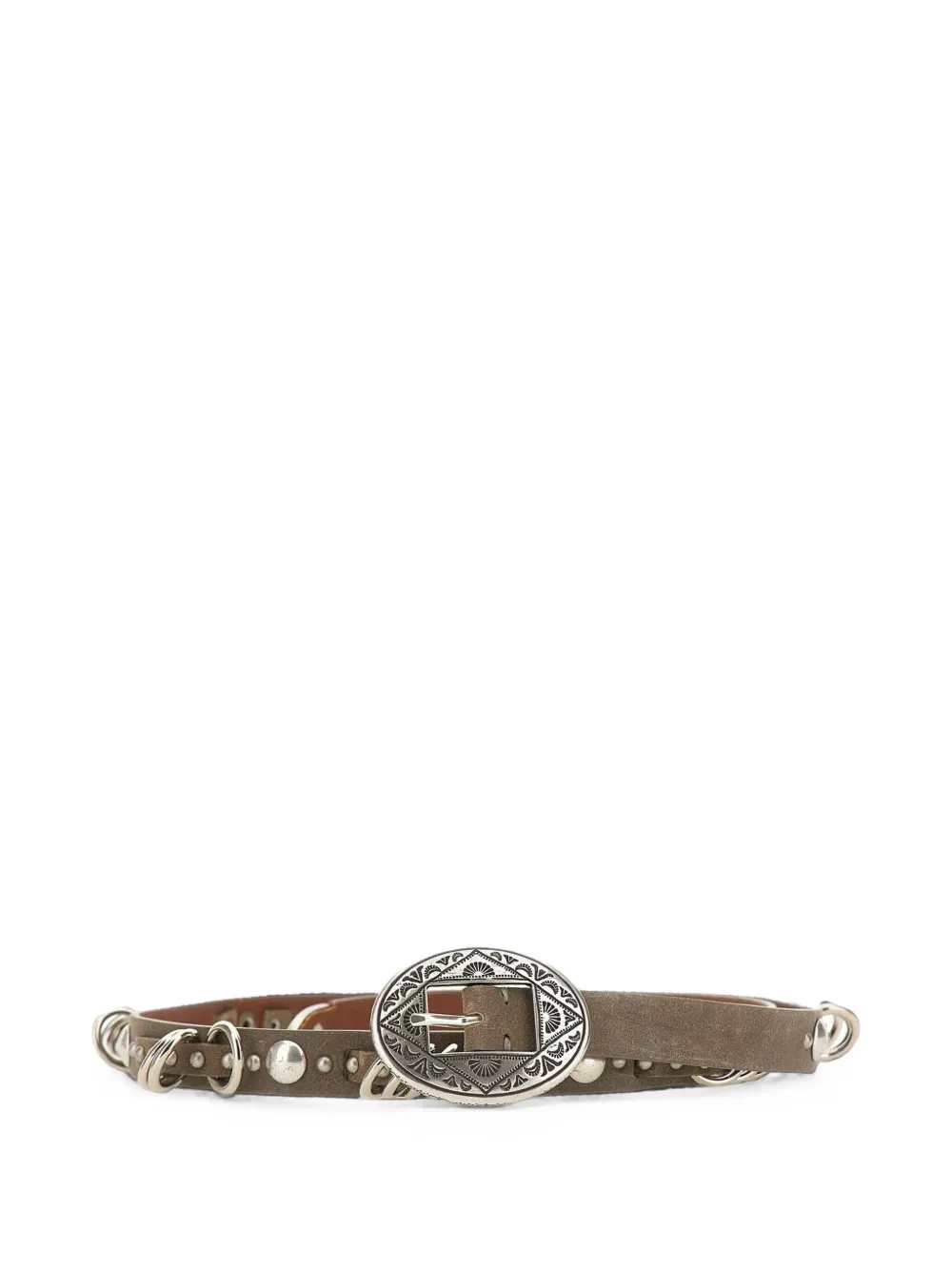 Golden Goose stud-embellished belt - Toni neutri