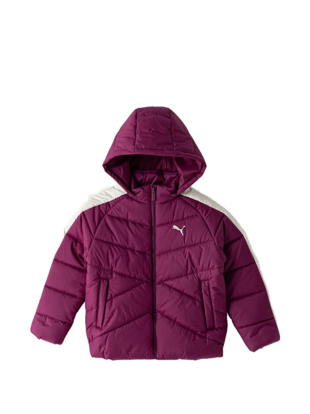 Puma Kids Piumino trapuntato con cappuccio - Viola
