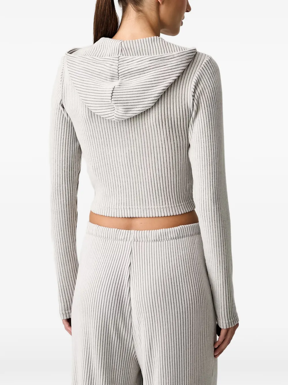 PUMA Essentials geribbelde hoodie Grijs