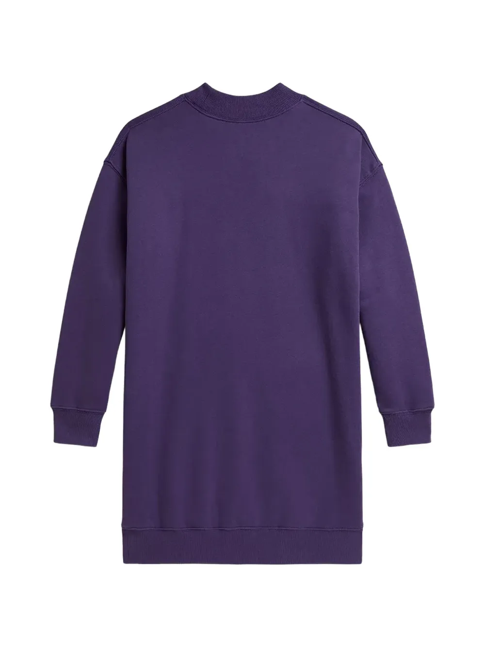 POLO RALPH LAUREN KIDS Polo Bear fleece sweaterjurk Paars