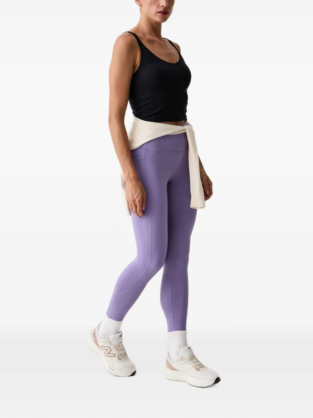 Skechers Go Walk legging met logoprint Paars