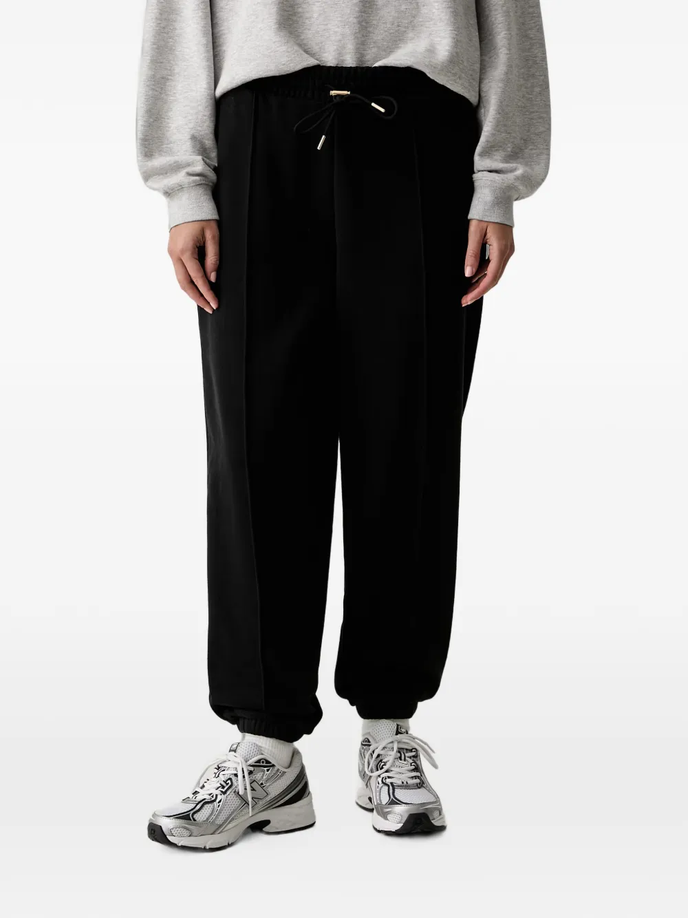 PUMA drawstring pintuck track pants - Nero