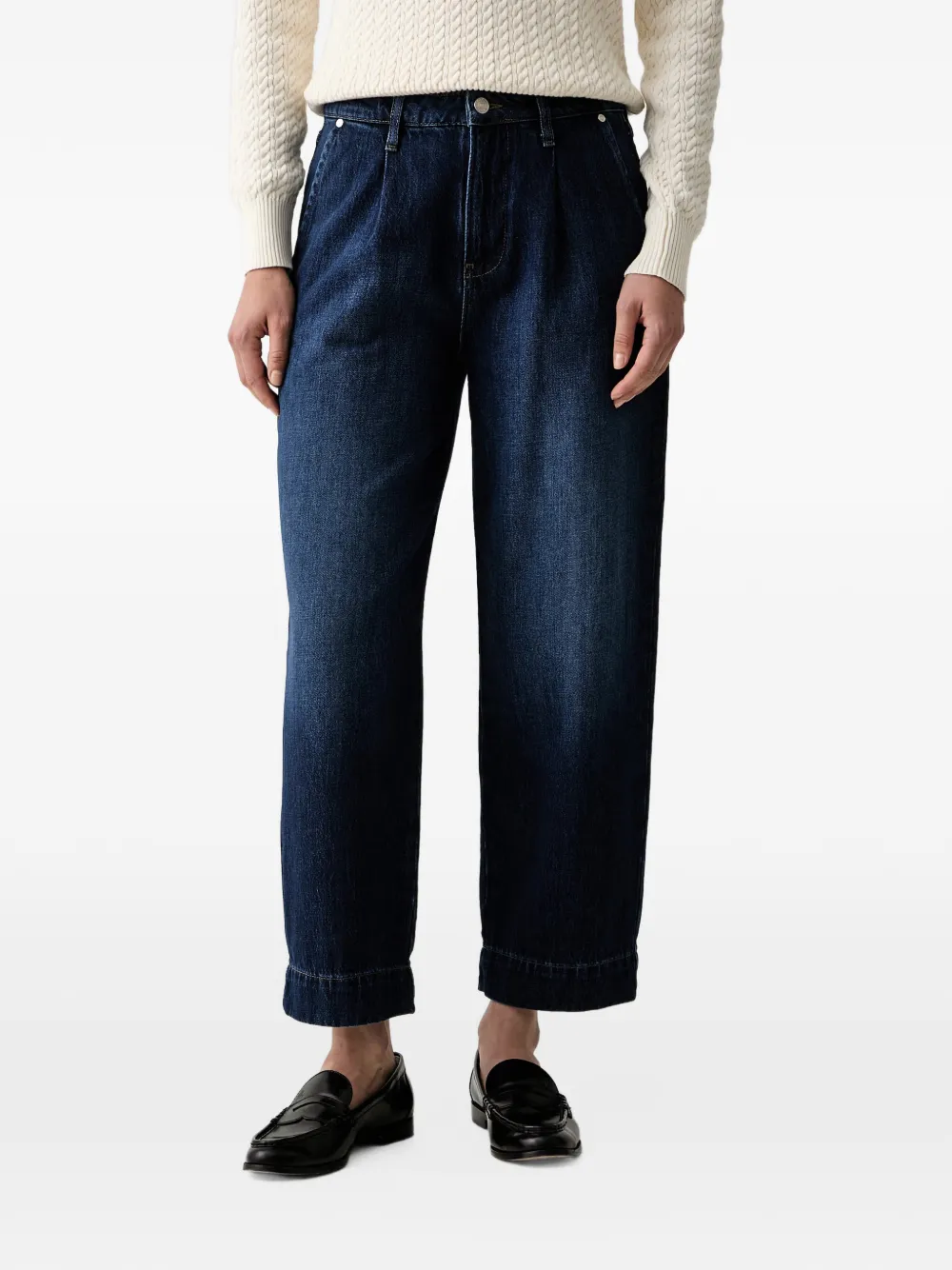 Joop! logo-embossed jeans Blauw