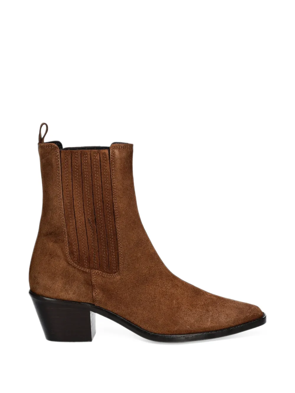 Jonak Paris Suede Ankle Boots In Braun