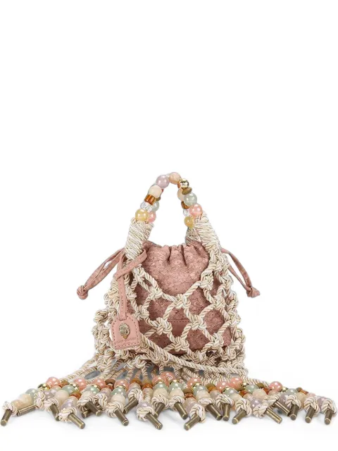 Kurt Geiger London mini macrame rope bag