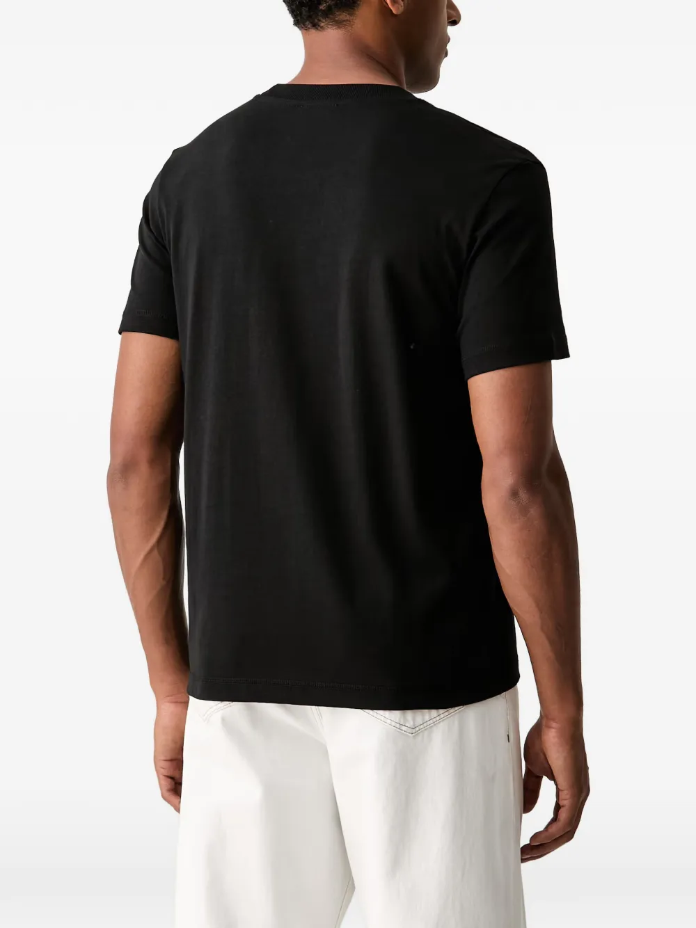 Joop! logo-print T-shirt Zwart