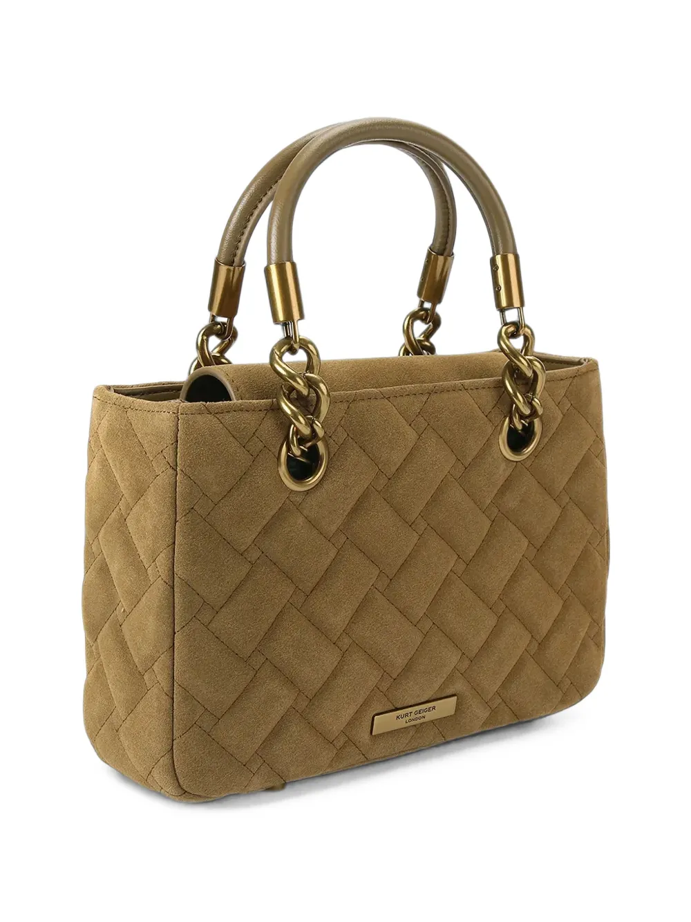 Kurt Geiger London Eagle shopper met geweven-effect Beige