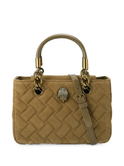 Kurt Geiger London woven-effect Eagle tote bag