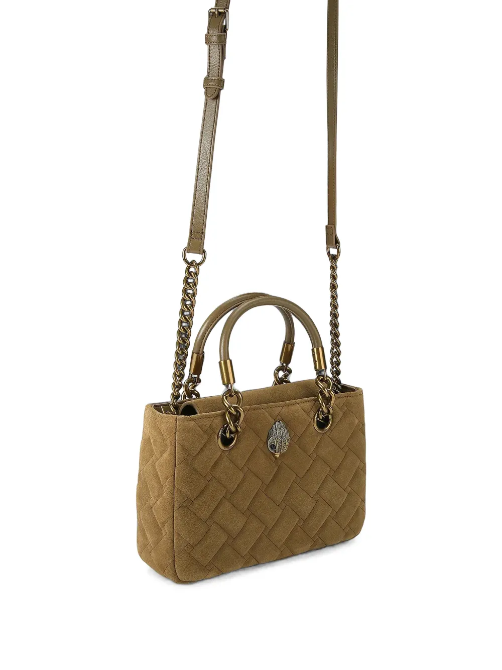 Kurt Geiger London Eagle shopper met geweven-effect Beige