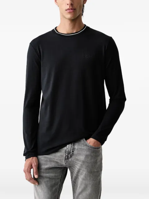 Karl Lagerfeld top con detalle del logo y ribete