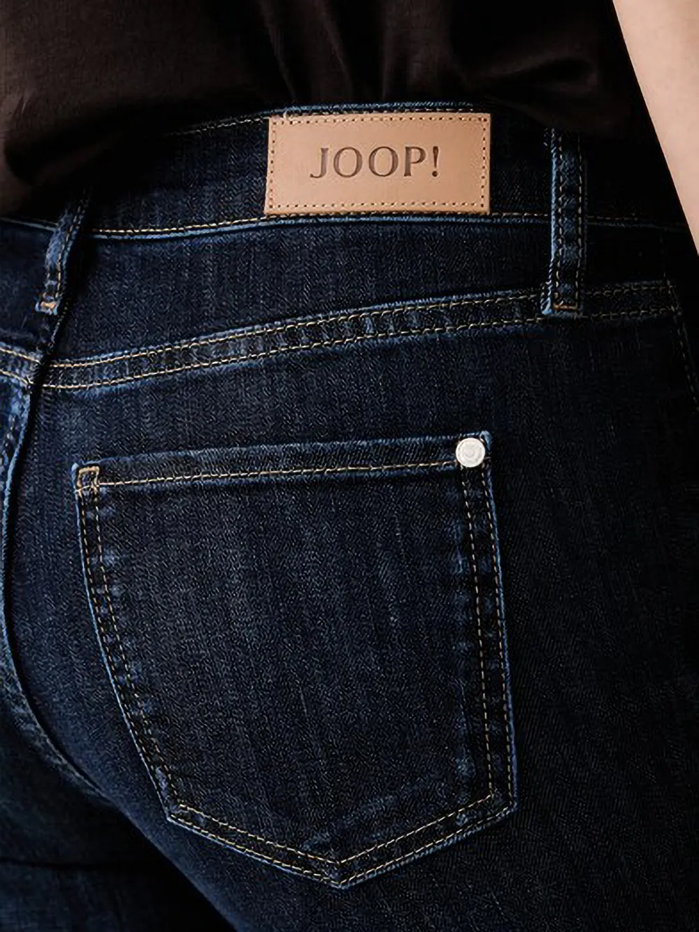 Joop! Bootcut jeans met vijf zakken Blauw
