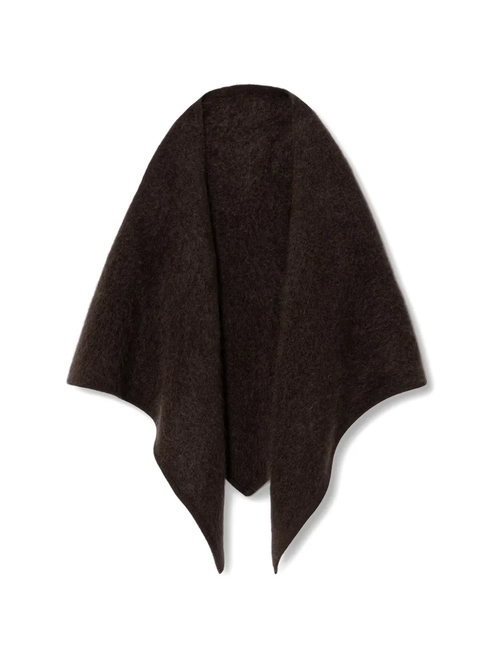 Marc O'Polo brushed-knit triangle scarf