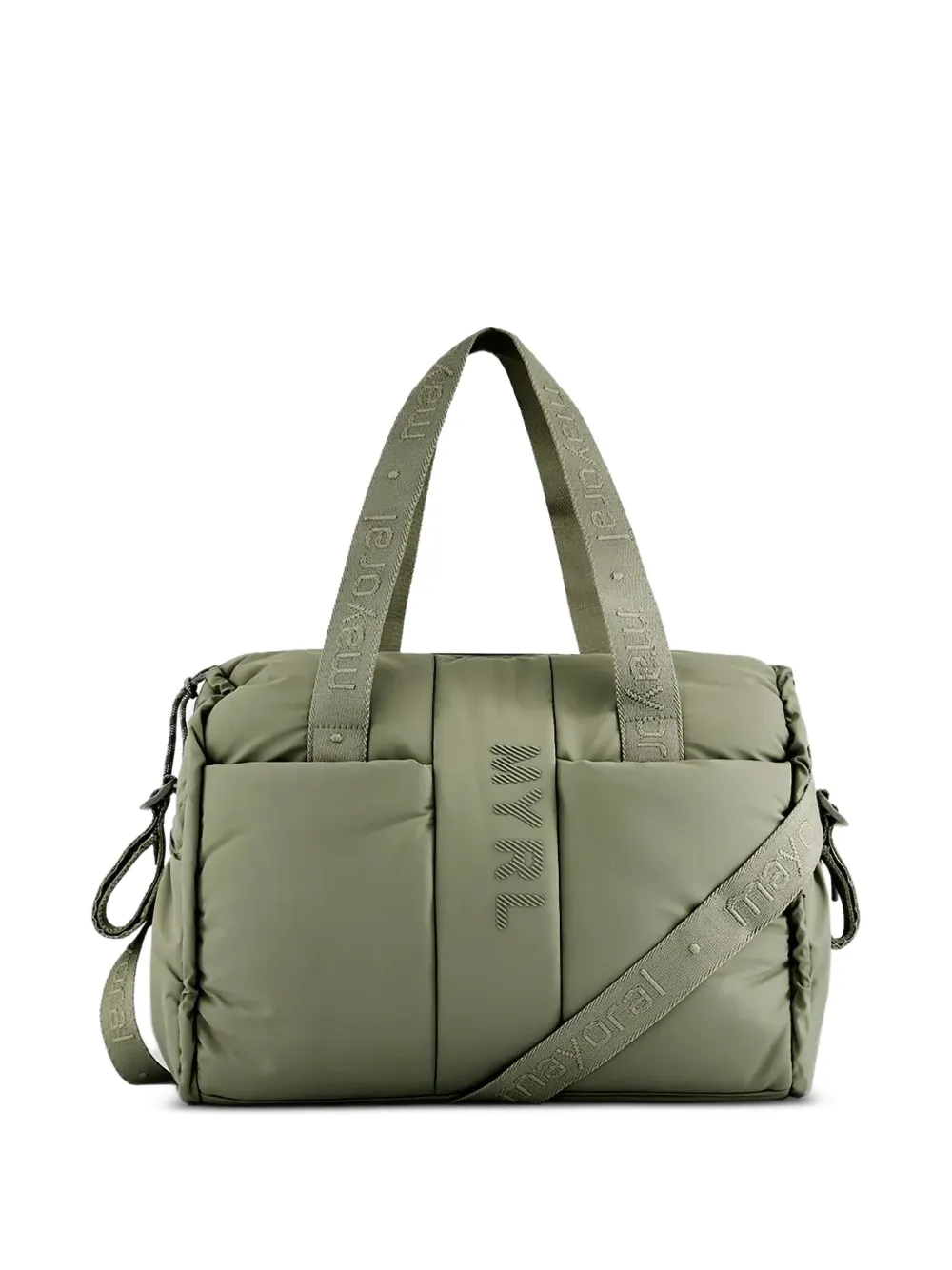 Mayoral Gesteppte Wickeltasche mit Logo-Band - Grün