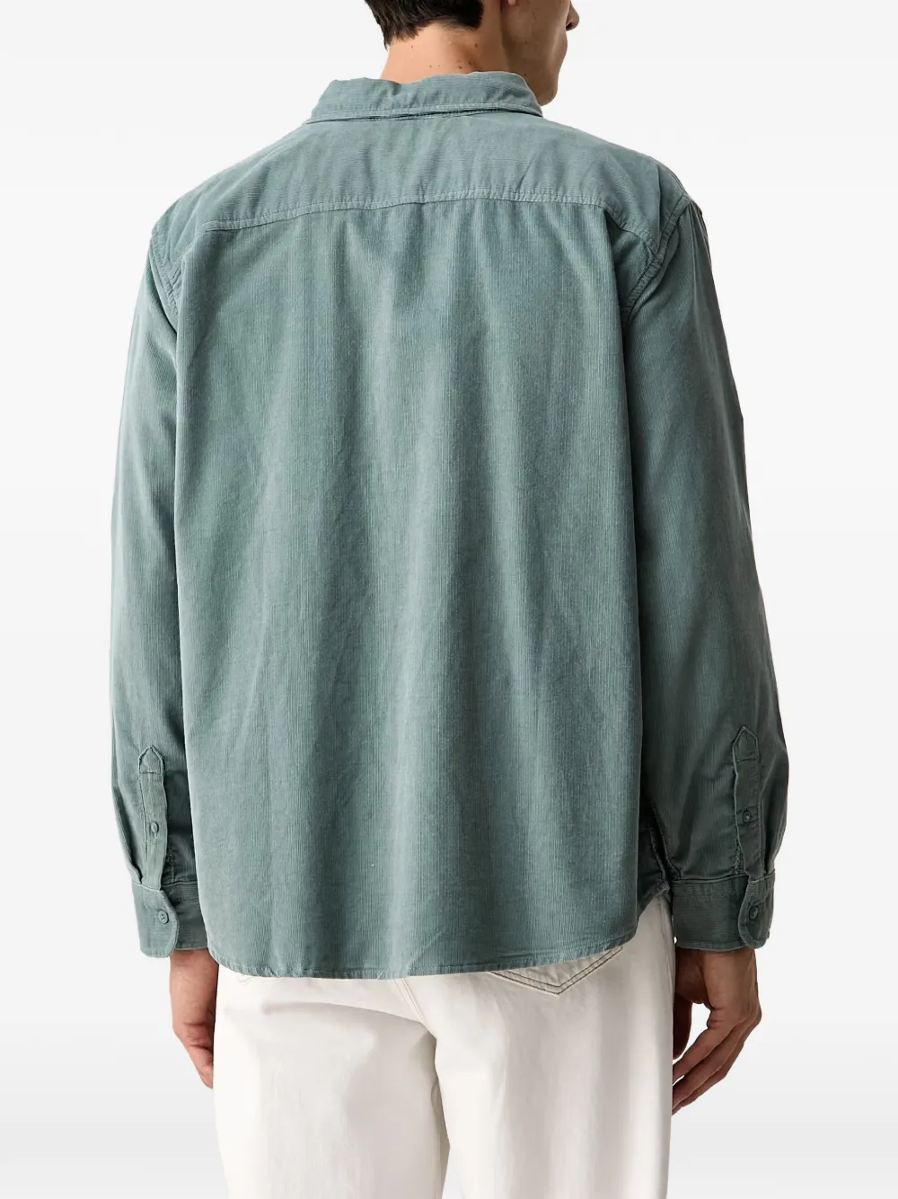 Levi's corduroy button-down shirt Groen
