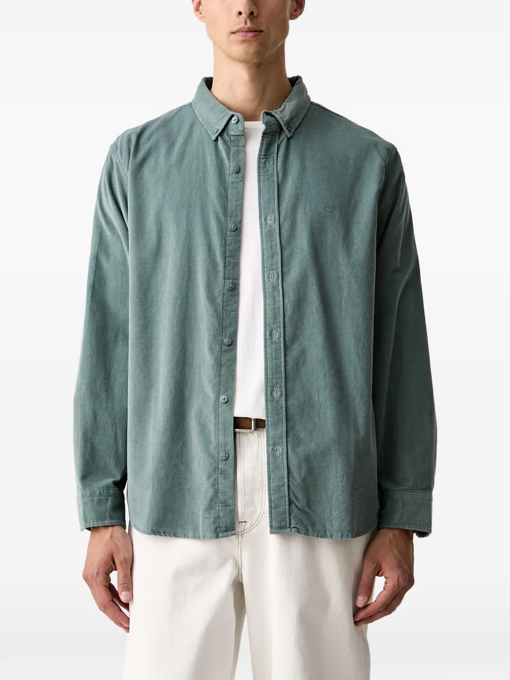 Levi's corduroy button-down shirt - Verde