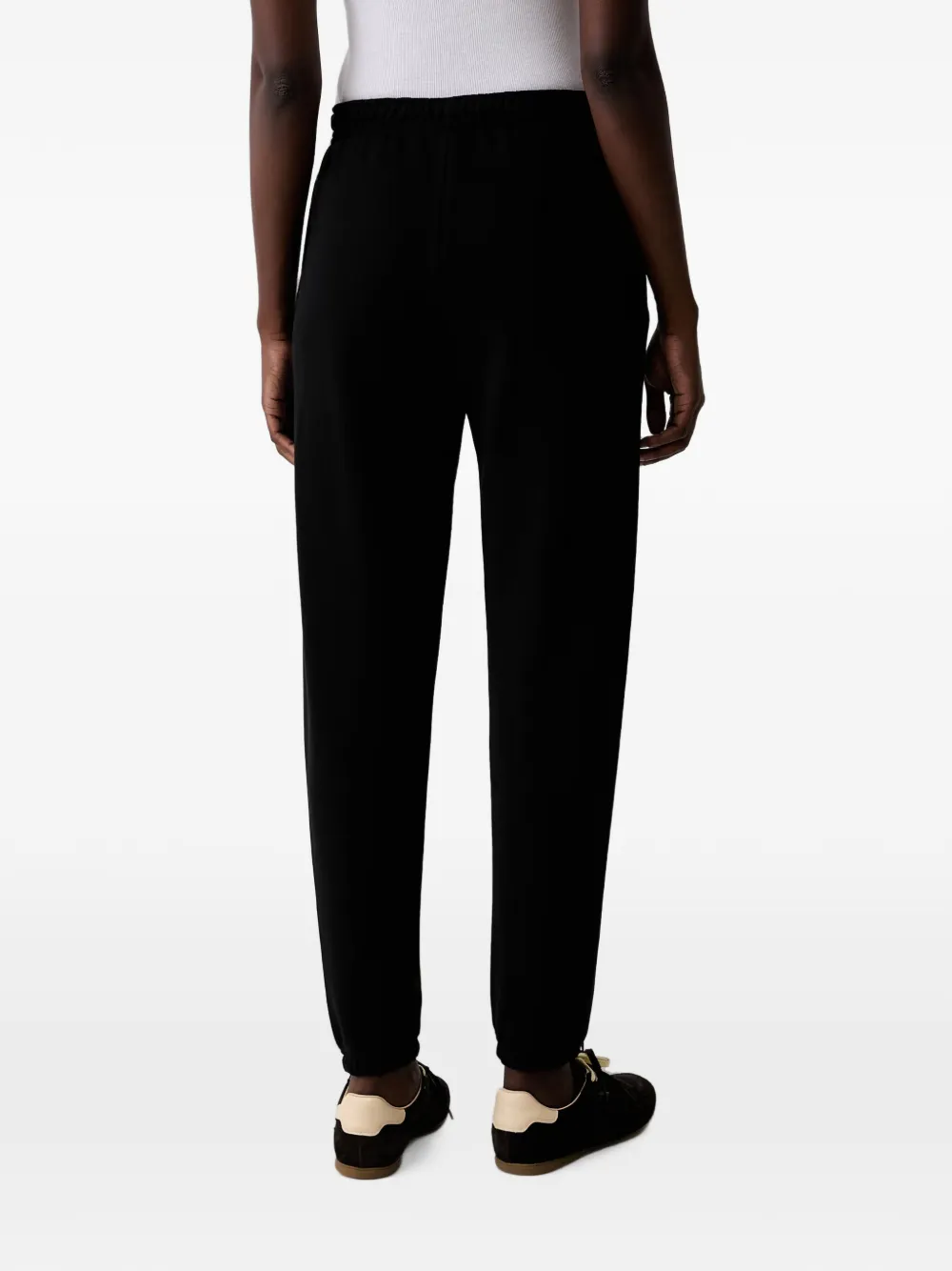 La Mania Grant elastische trainingsbroek met geborduurd logo Zwart