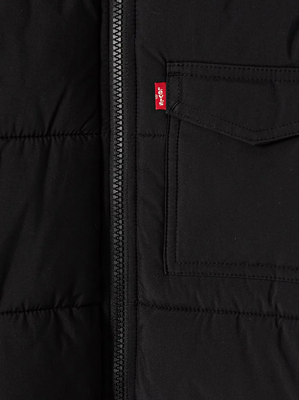 Levi's Kids Gevoerd jack met capuchon Zwart