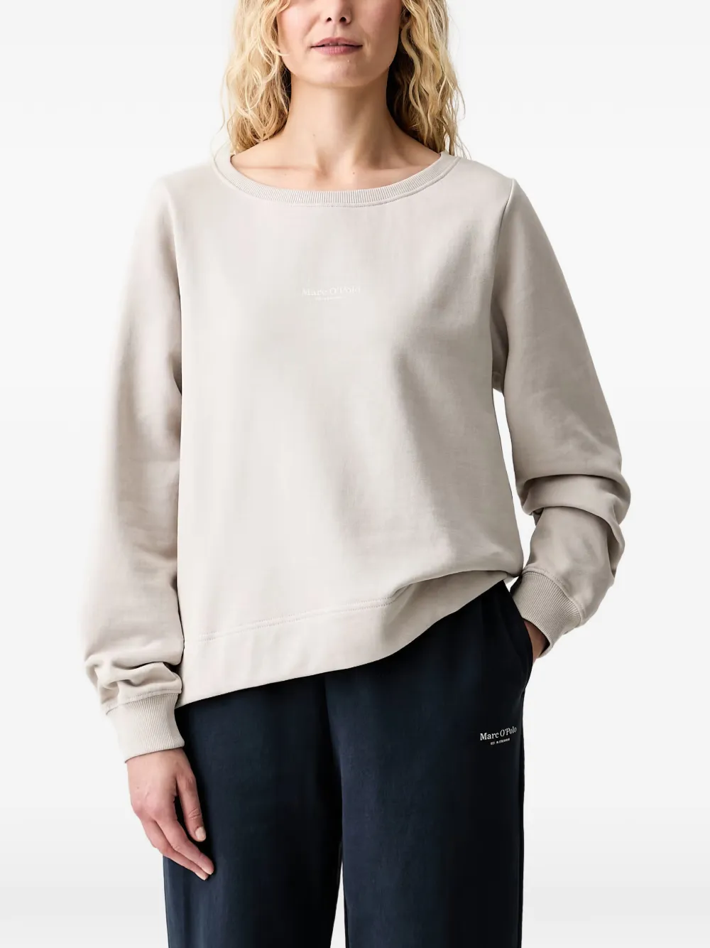Marc O'Polo logo-print sweatshirt - Toni neutri