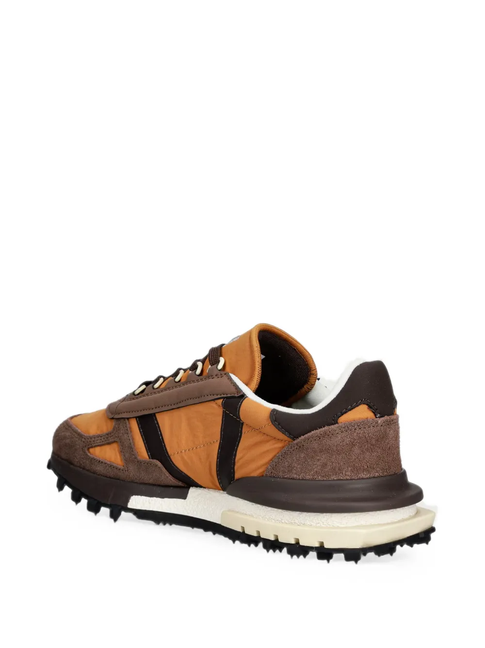 Lacoste Elite Active logo-print panelled sneakers Oranje