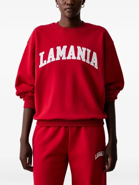 La Mania Ruffie logo-patch sweatshirt