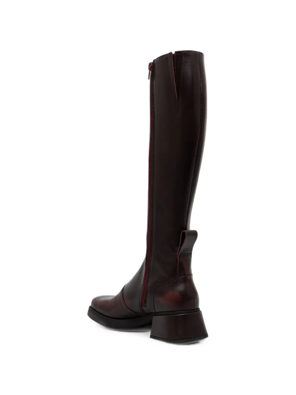 Miista Brunildha square-toe knee-length boots Rood