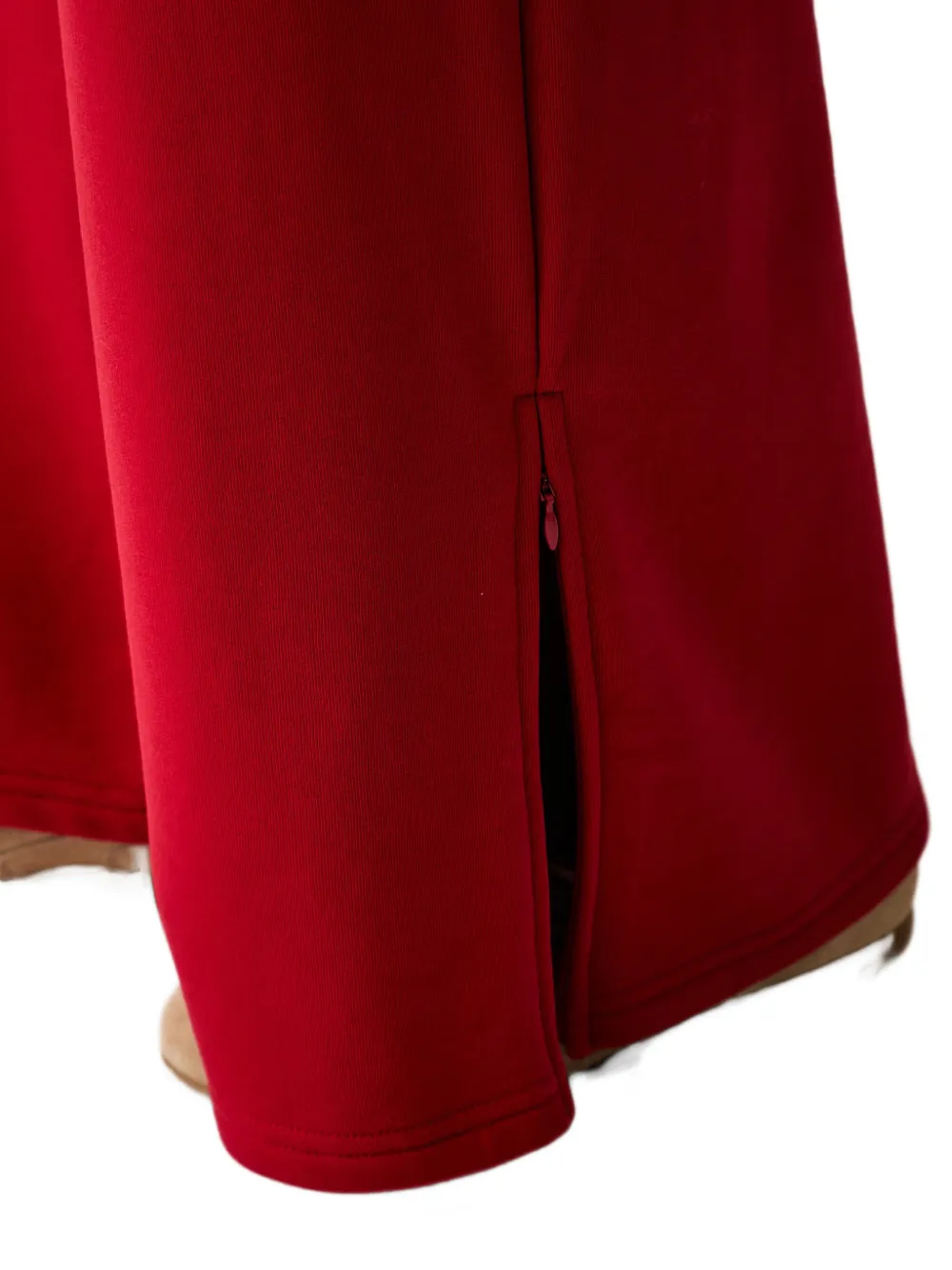 La Mania Evan trainingsbroek met geborduurd logo Rood