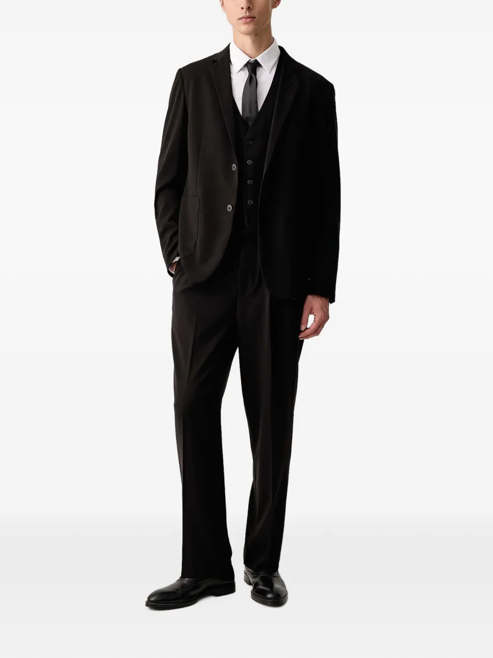 Lindbergh Geplooide pantalon Zwart