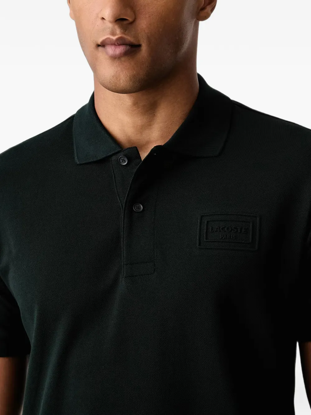 Lacoste Poloshirt met logopatch Groen